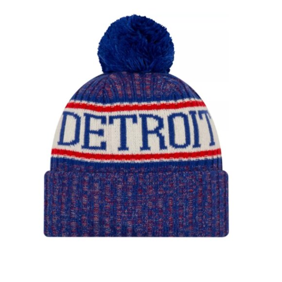 NWT!!! New Era Men's Detroit Pistons Sports Knit Hat - Picture 3 of 4